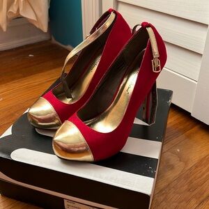 Michael Antonio - Rivers Red Suede Suede - Size 6